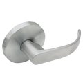 Falcon Grade 2 Double Dummy Cylindrical Lock, Non-Keyed, Quantum Lever, Standard Rose, Satin Chrome Finish W18 Q 626